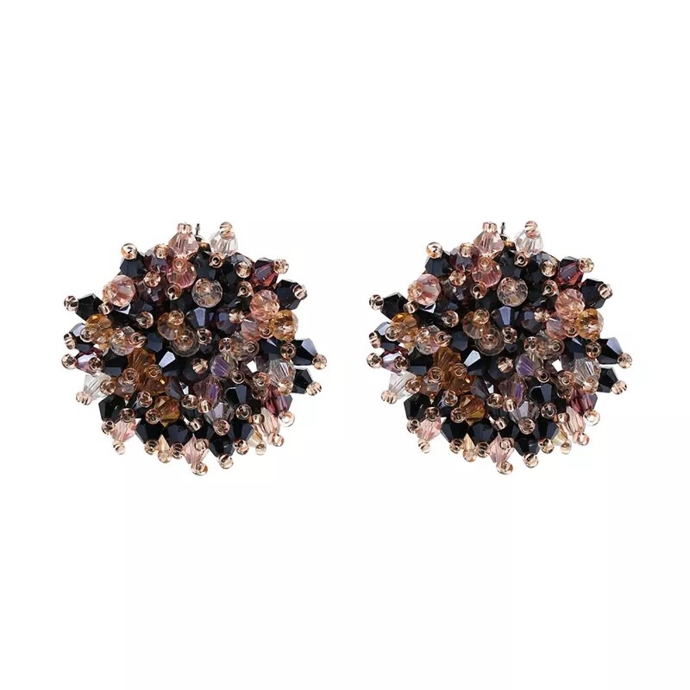 Beaded Stud Earrings